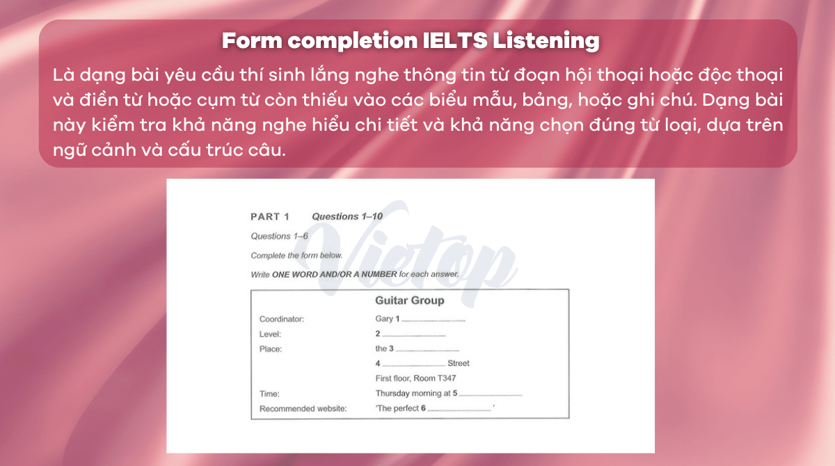 Dạng bài Nhà Cái Game Cá Cược Uy Tín #1 J88.COM Châu Á form completion là gì?
