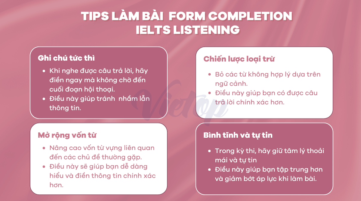 Tips làm bài dạng Nhà Cái Game Cá Cược Uy Tín #1 J88.COM Châu Á form completion