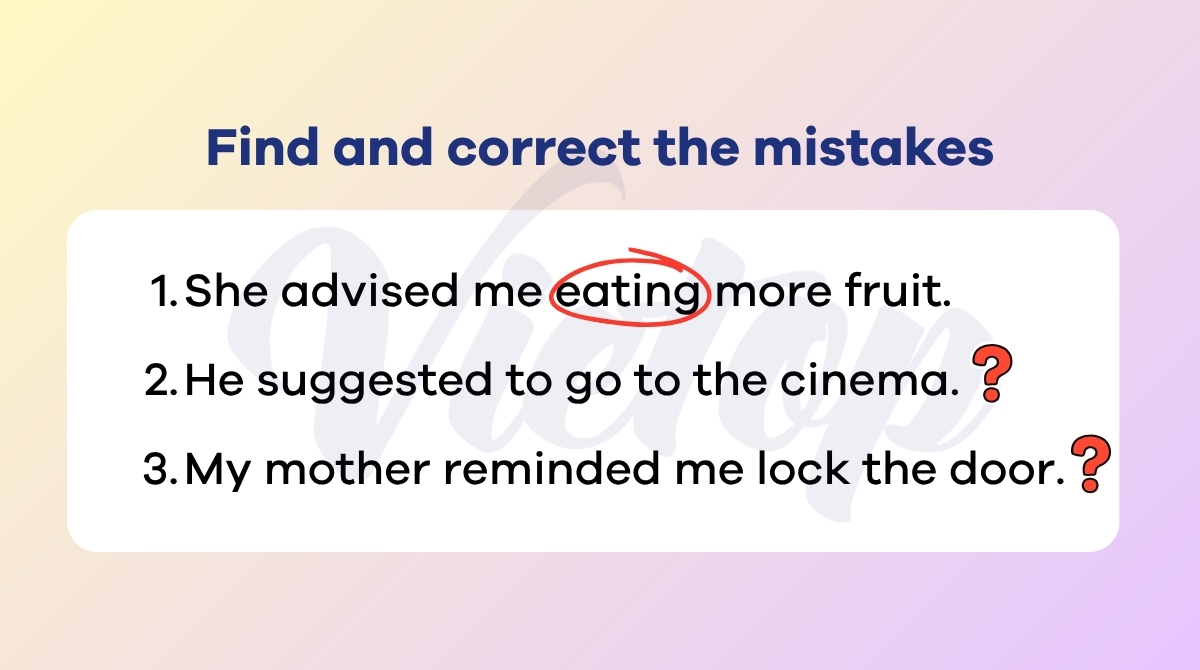 Find and correct the mistakes