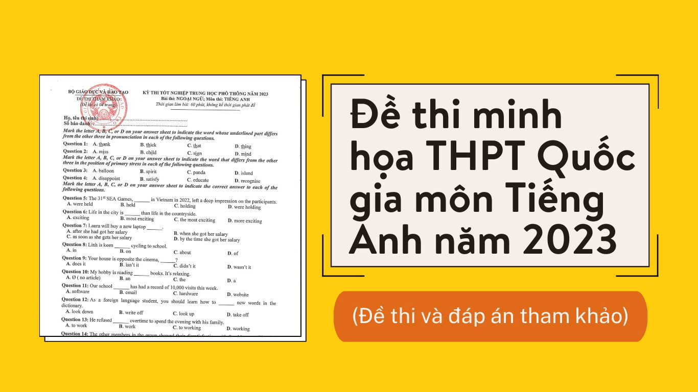 Cấu trúc đề thi thử J88DL Trang chính thức J88 hỗ Chí Minh THPT Quốc gia 2023 