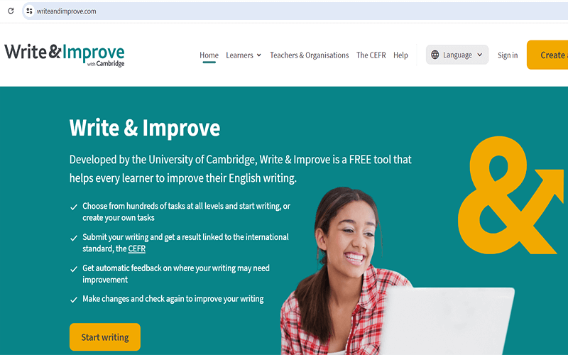 Write & Improve with Cambridge
