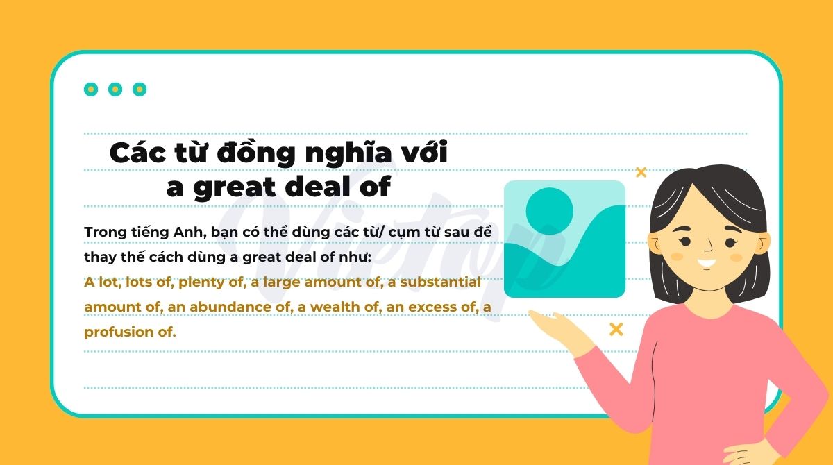 Các từ đồng nghĩa với a great deal of trong J88DL Trang chính thức J88 hỗ Chí Minh