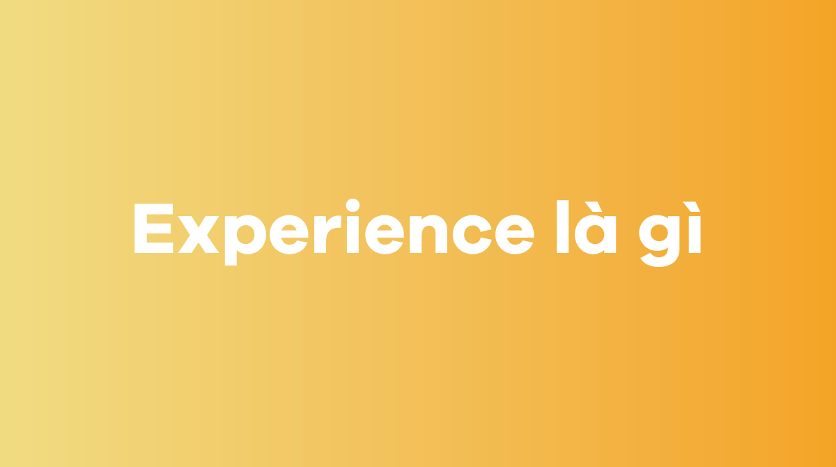 Experience là gì trong J88DL Trang chính thức J88 hỗ Chí Minh