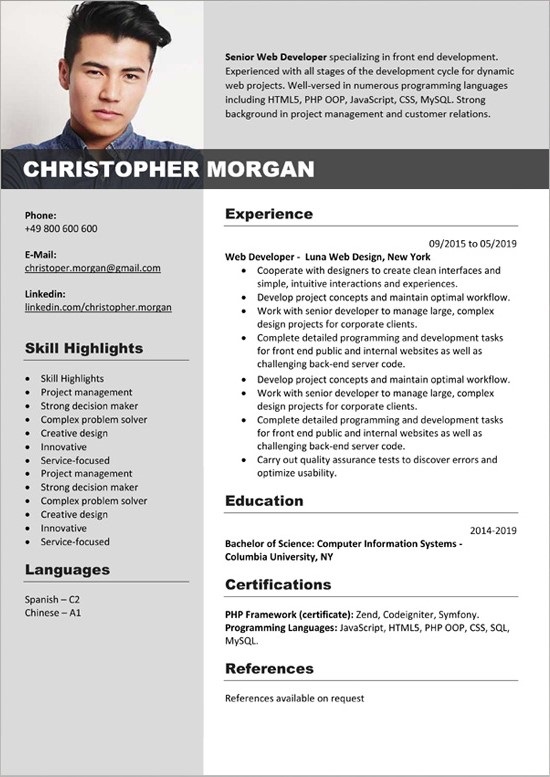 Mẫu CV J88DL Trang chính thức J88 hỗ Chí Minh tiêu chuẩn