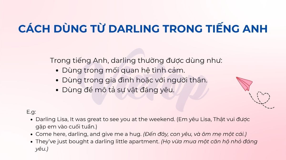 Cách dùng từ darling trong J88DL Trang chính thức J88 hỗ Chí Minh
