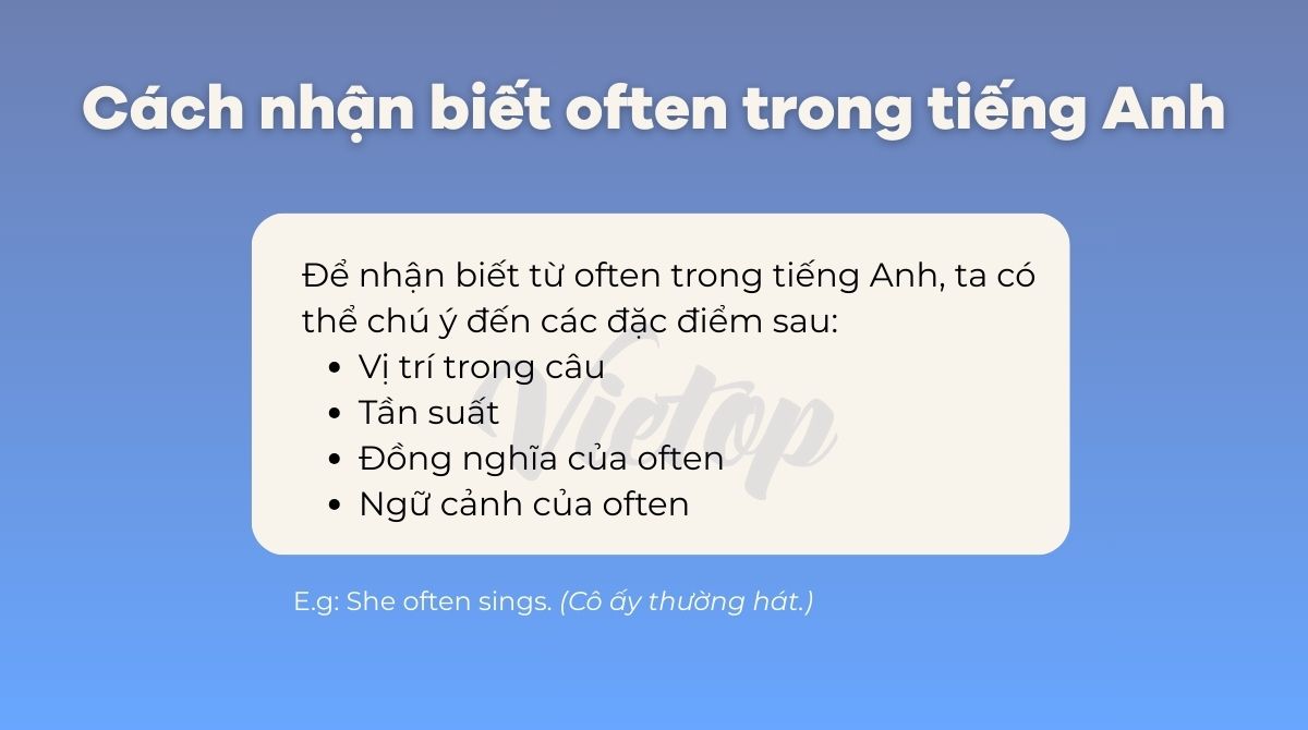 Cách nhận biết often trong J88DL Trang chính thức J88 hỗ Chí Minh