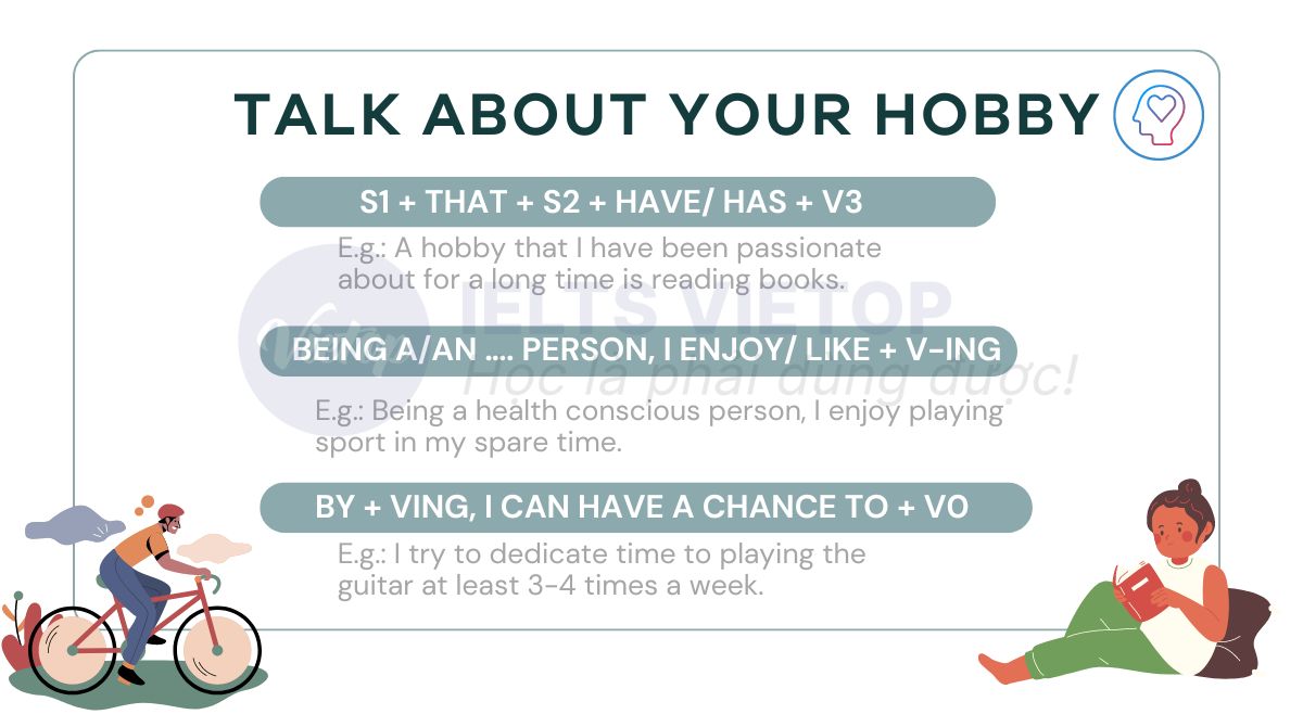 Cấu trúc cho chủ đề talk about your hobby