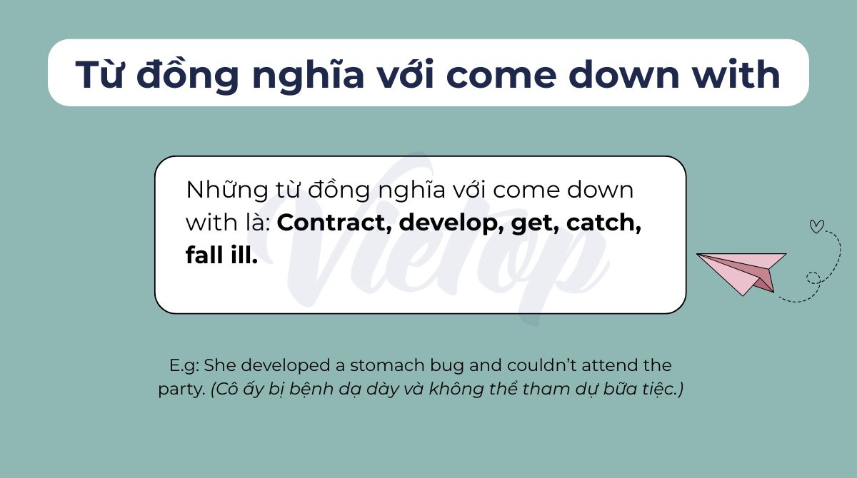 Từ đồng nghĩa với come down with trong J88DL Trang chính thức J88 hỗ Chí Minh