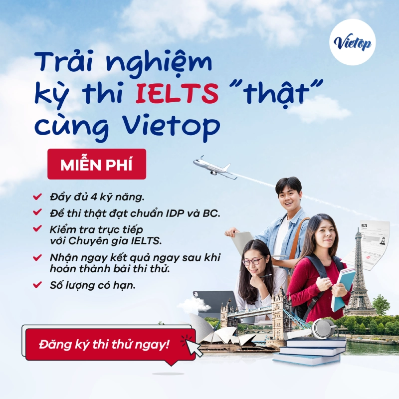 Trải nghiệm kỳ thi thử IELTS miễn phí tại JJ88a1 giải trí trực tuyến