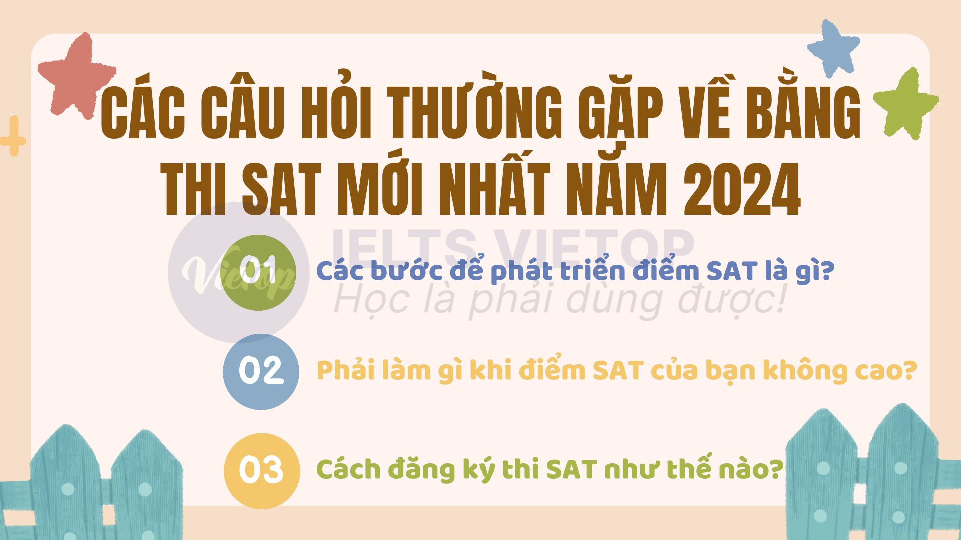 Các câu hỏi thường gặp về bài thi SAT