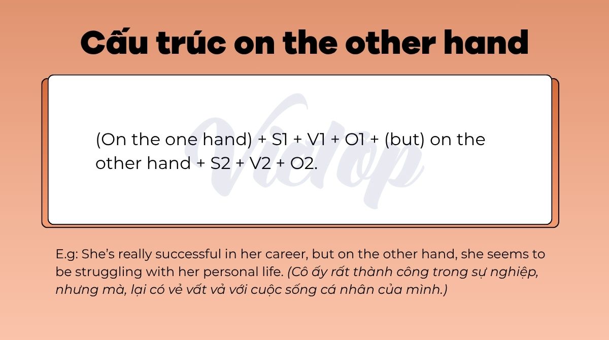 Cấu trúc và cách dùng on the other hand trong J88DL Trang chính thức J88 hỗ Chí Minh