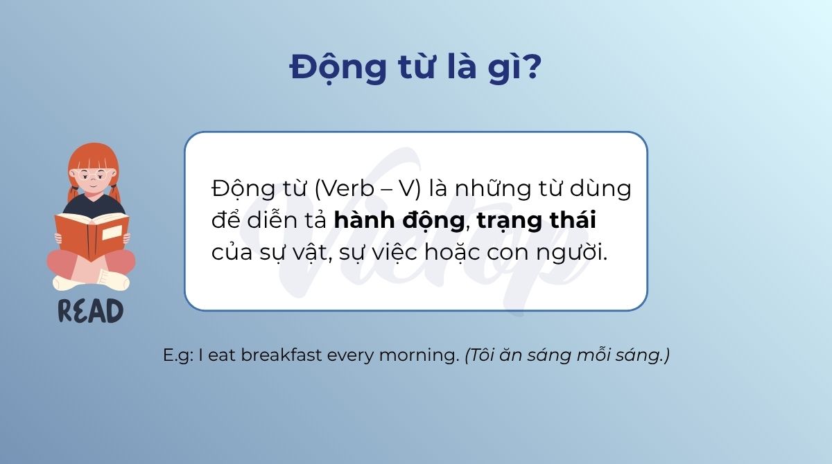 Động từ là gì?