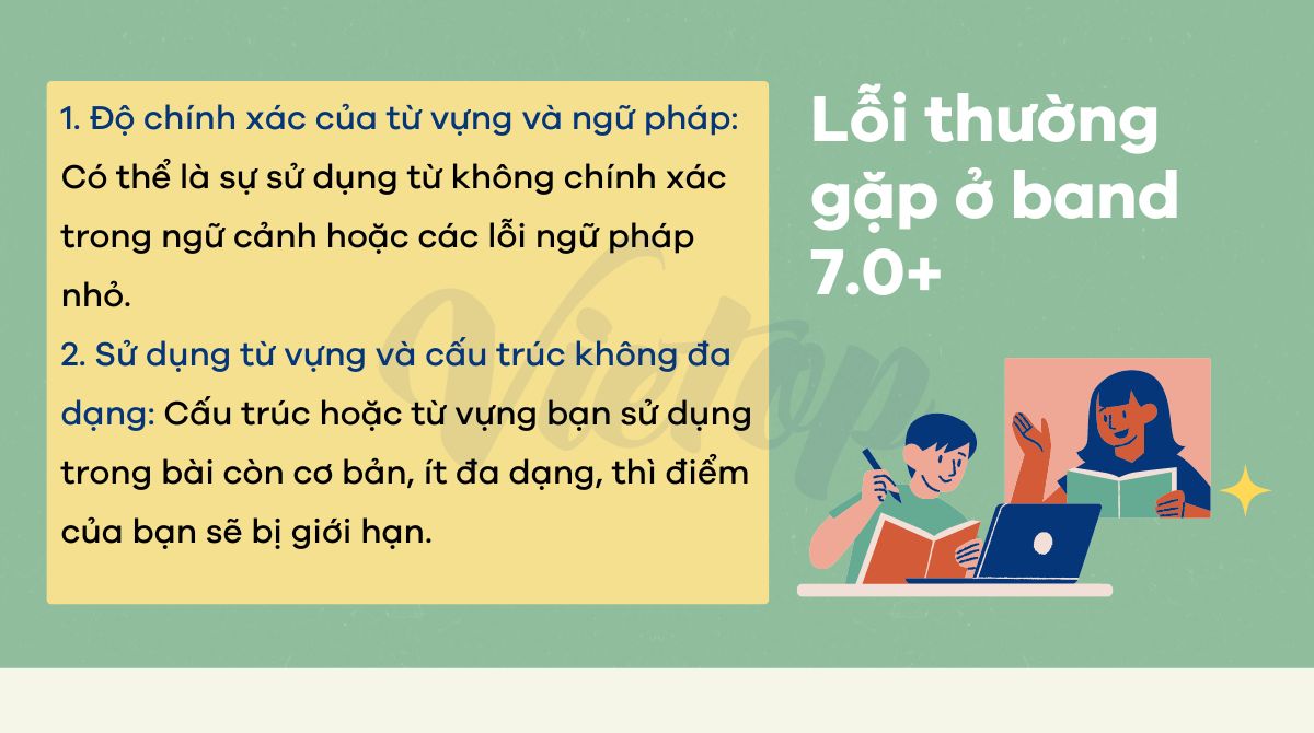 Các lỗi J88a1 đặc quyền hội viên Vip thường gặp trong IELTS Writing band 7.0+