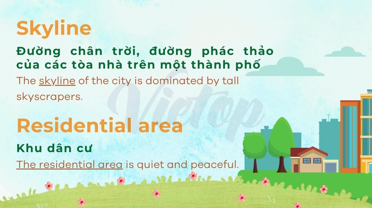 Danh từ IELTS chủ đề Hometown