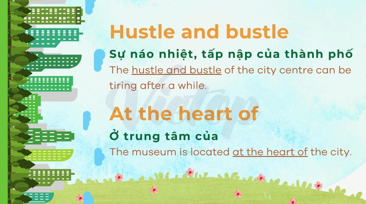 Các idioms IELTS chủ đề hometown