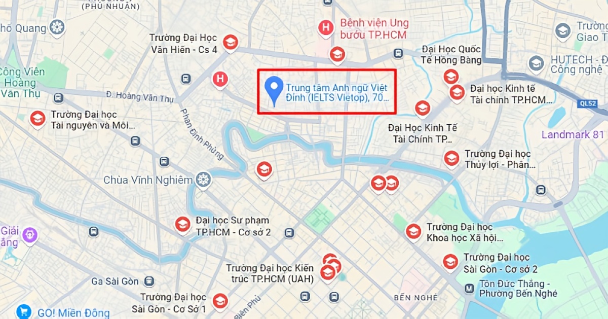 Các trường Đại học gần chi nhánh J88DL Trang chính thức J88 hỗ Chí Minh Phú Nhuận