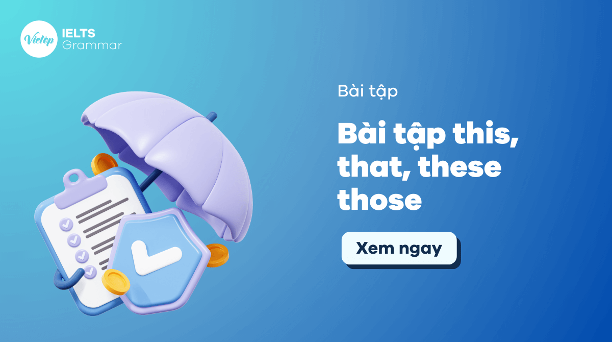 Bài tập this that these those