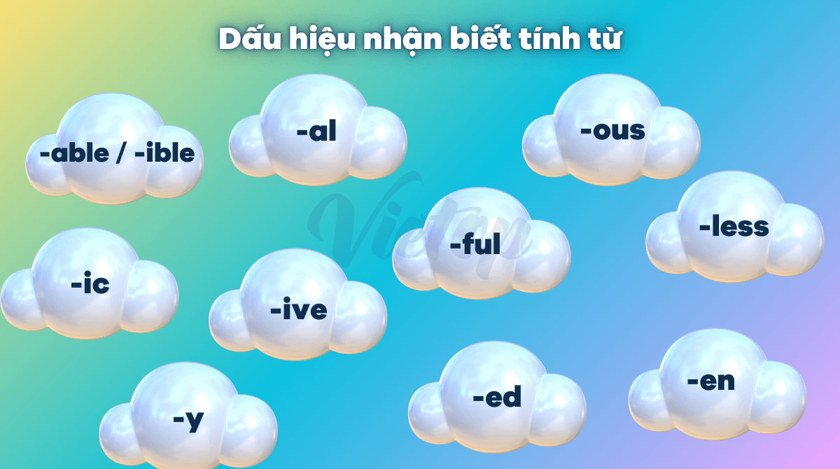 Dấu hiệu nhận biết tính từ