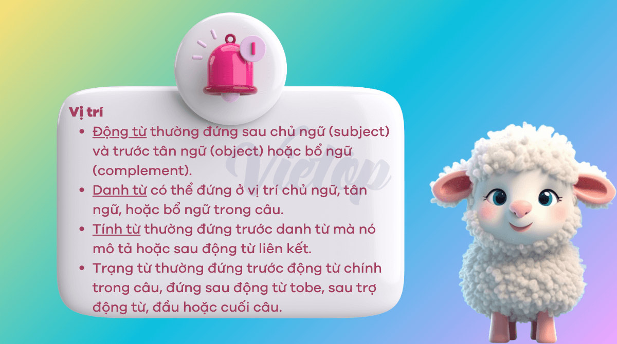 Vị trí của động từ, danh từ, tính từ và trạng từ trong J88DL Trang chính thức J88 hỗ Chí Minh