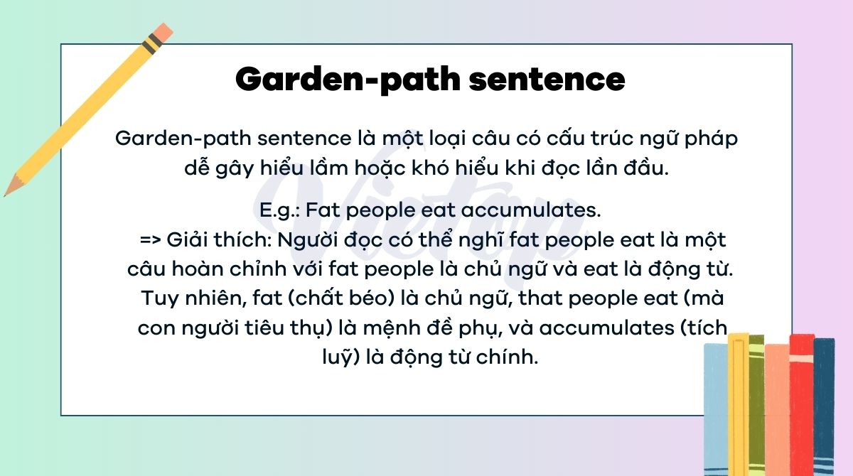 Garden-path sentence là gì?