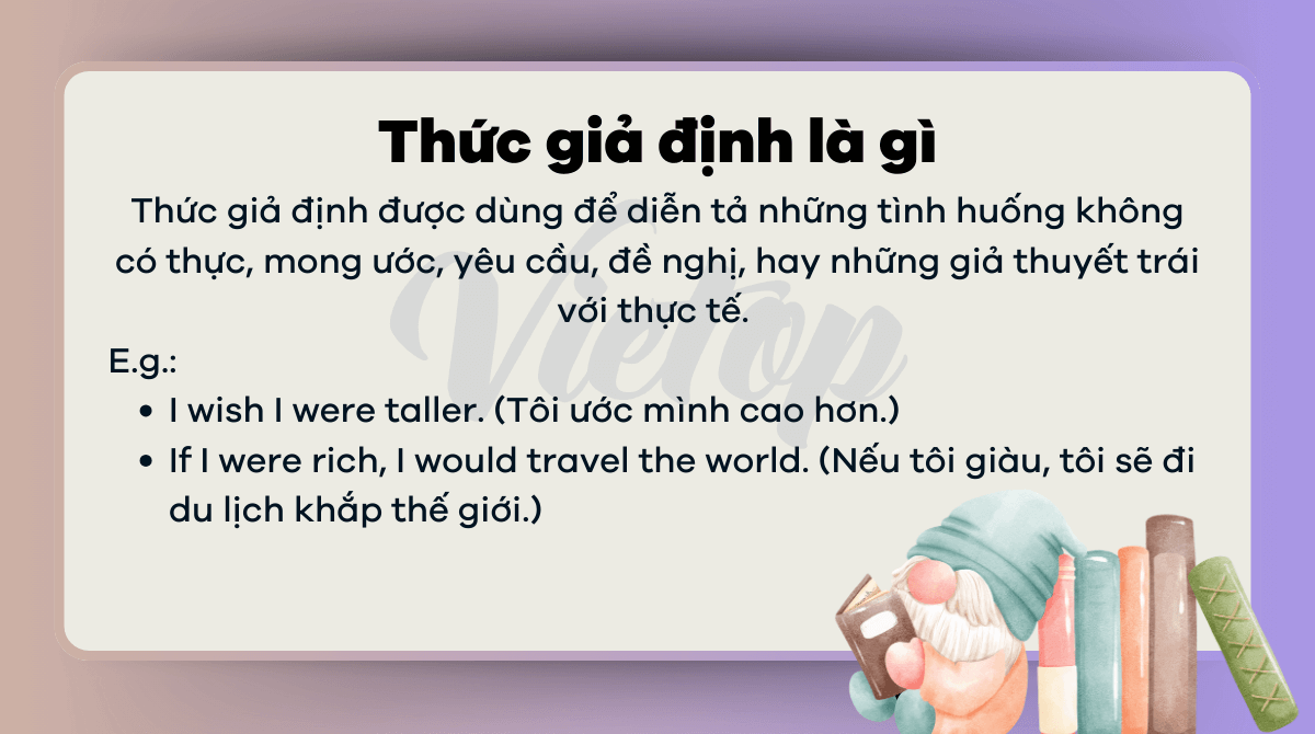 Thức giả định là gì?