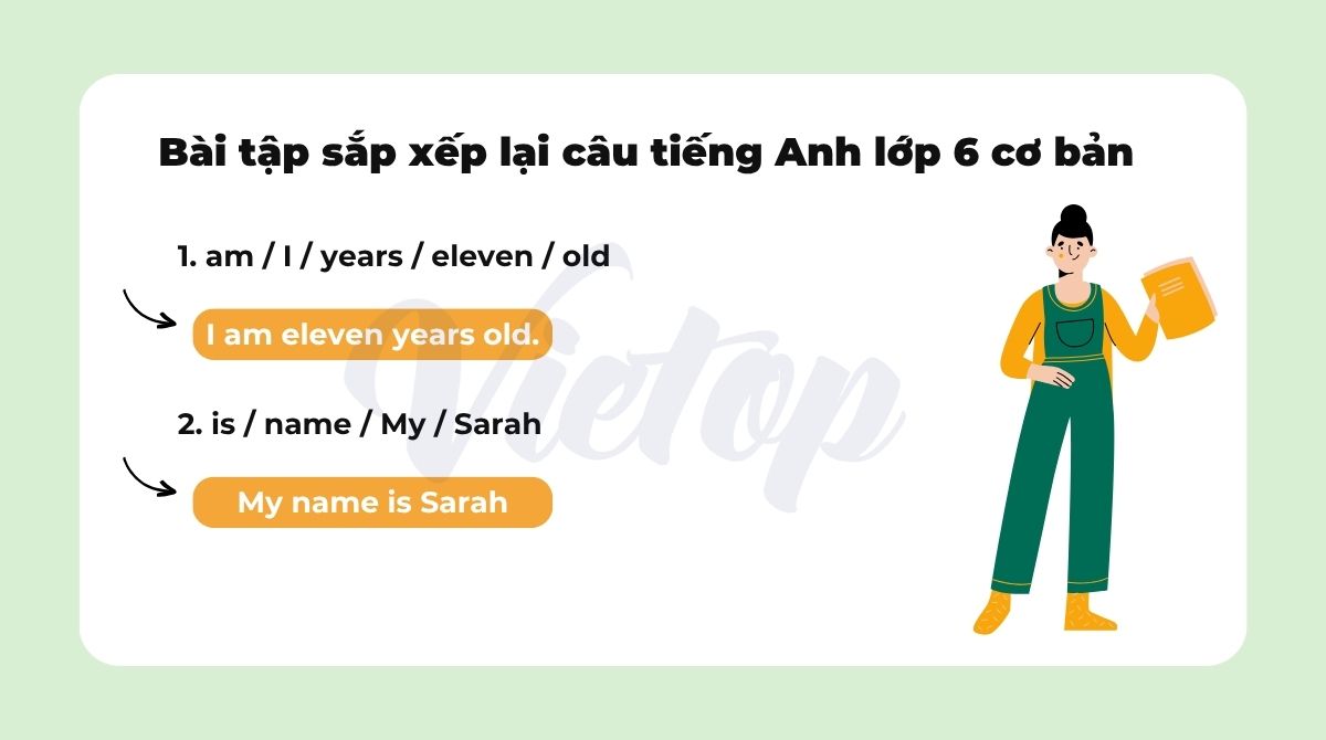 Bài tập sắp xếp câu J88DL Trang chính thức J88 hỗ Chí Minh lớp 6 cơ bản