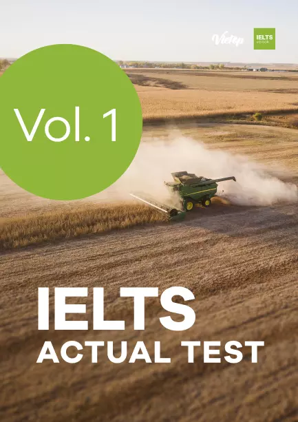 Cover Ebook giải đề IELTS Actual Test 1