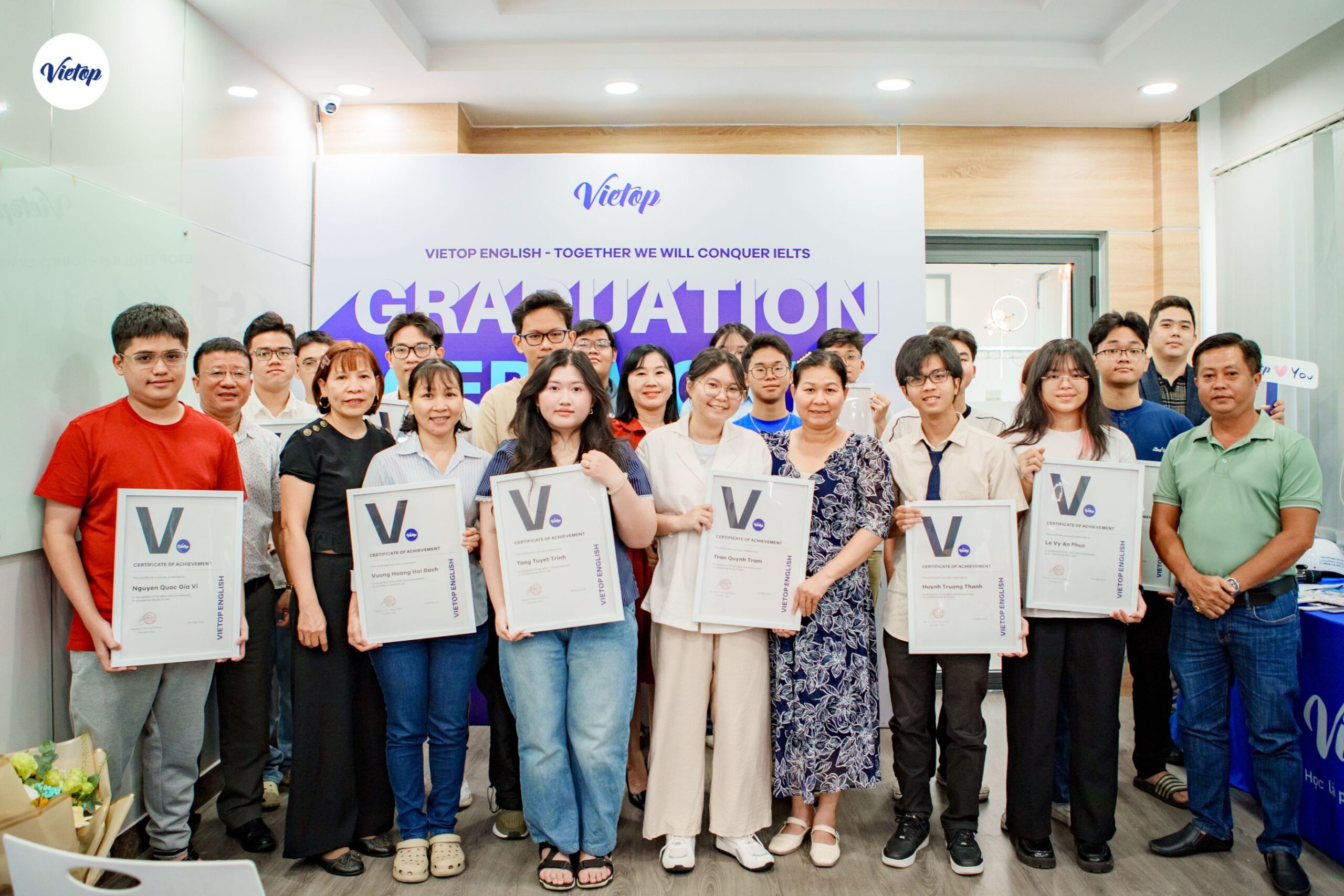 Lễ vinh danh J88dlcasino Ho Chi Minh City đạt điểm IELTS